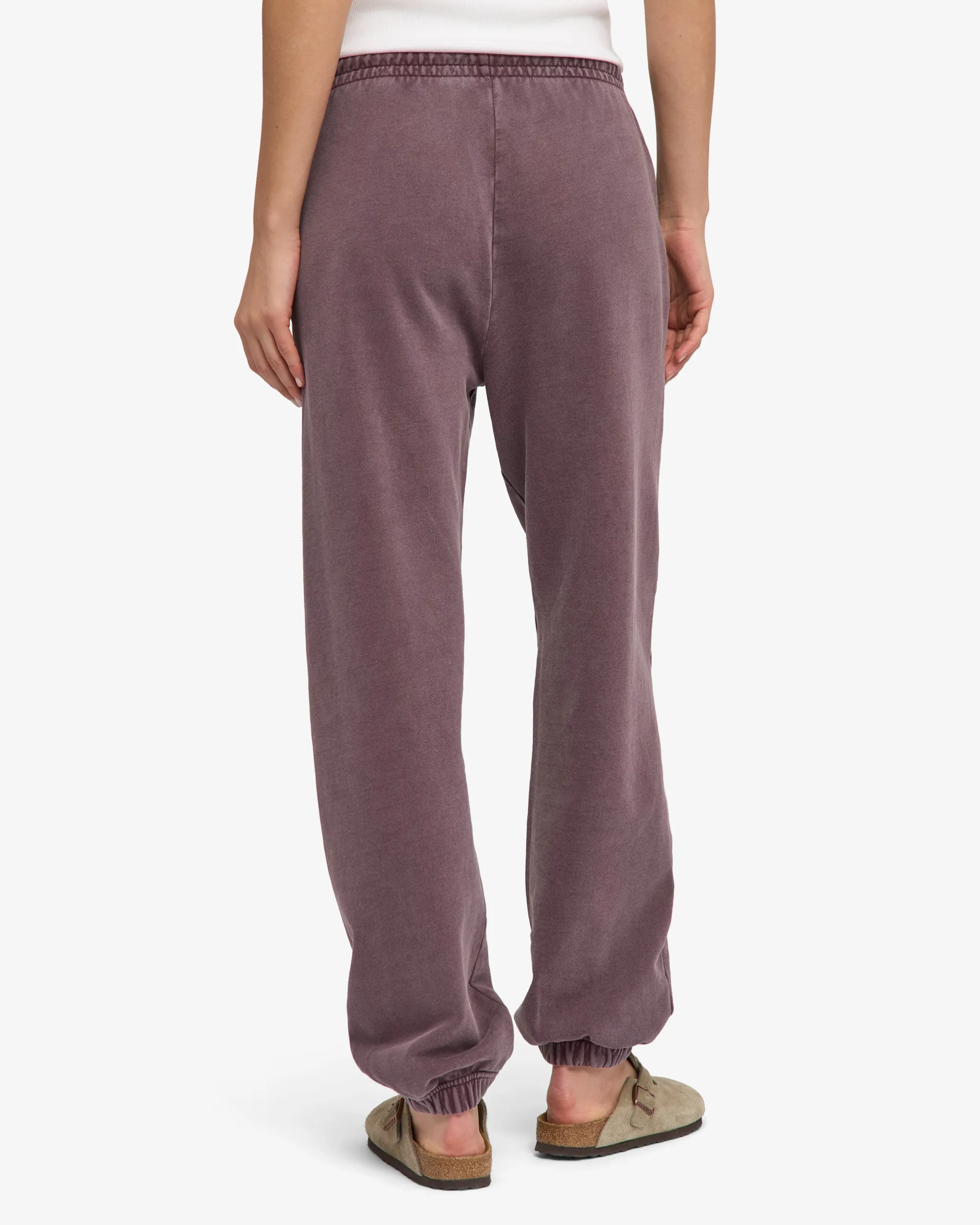 Organic Relaxed Sweatpants - Faded Grape