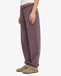 Organic Relaxed Sweatpants - Faded Grape