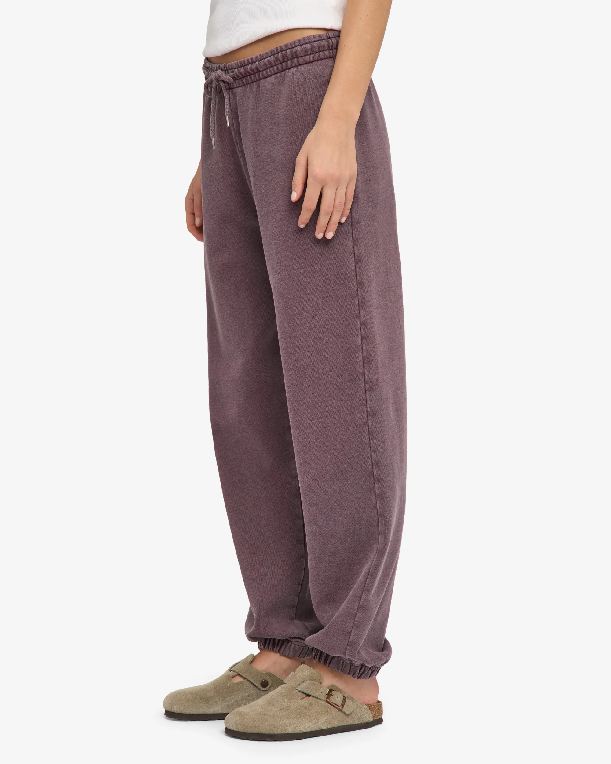 Organic Relaxed Sweatpants - Faded Grape