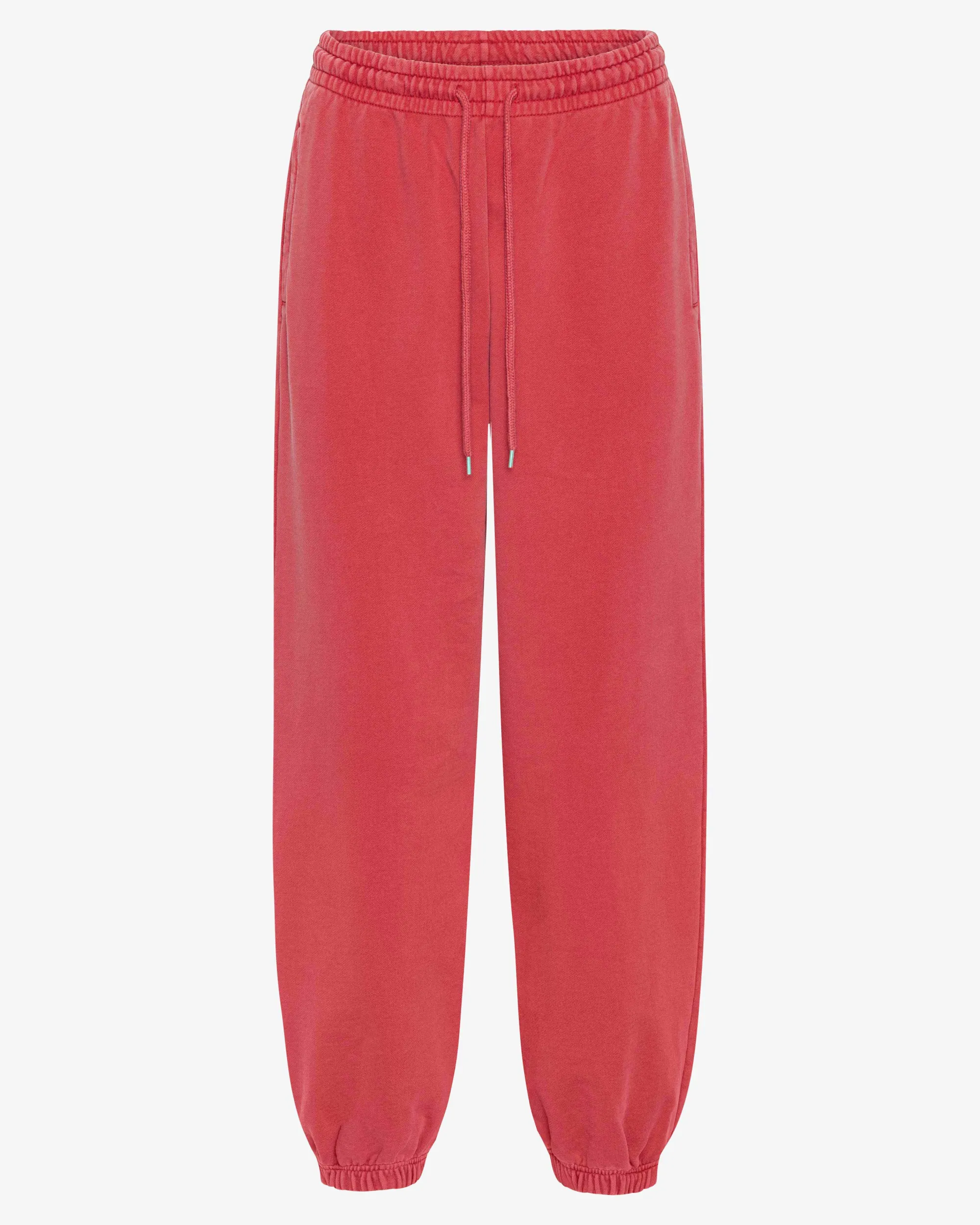 Organic Relaxed Sweatpants - Faded Red