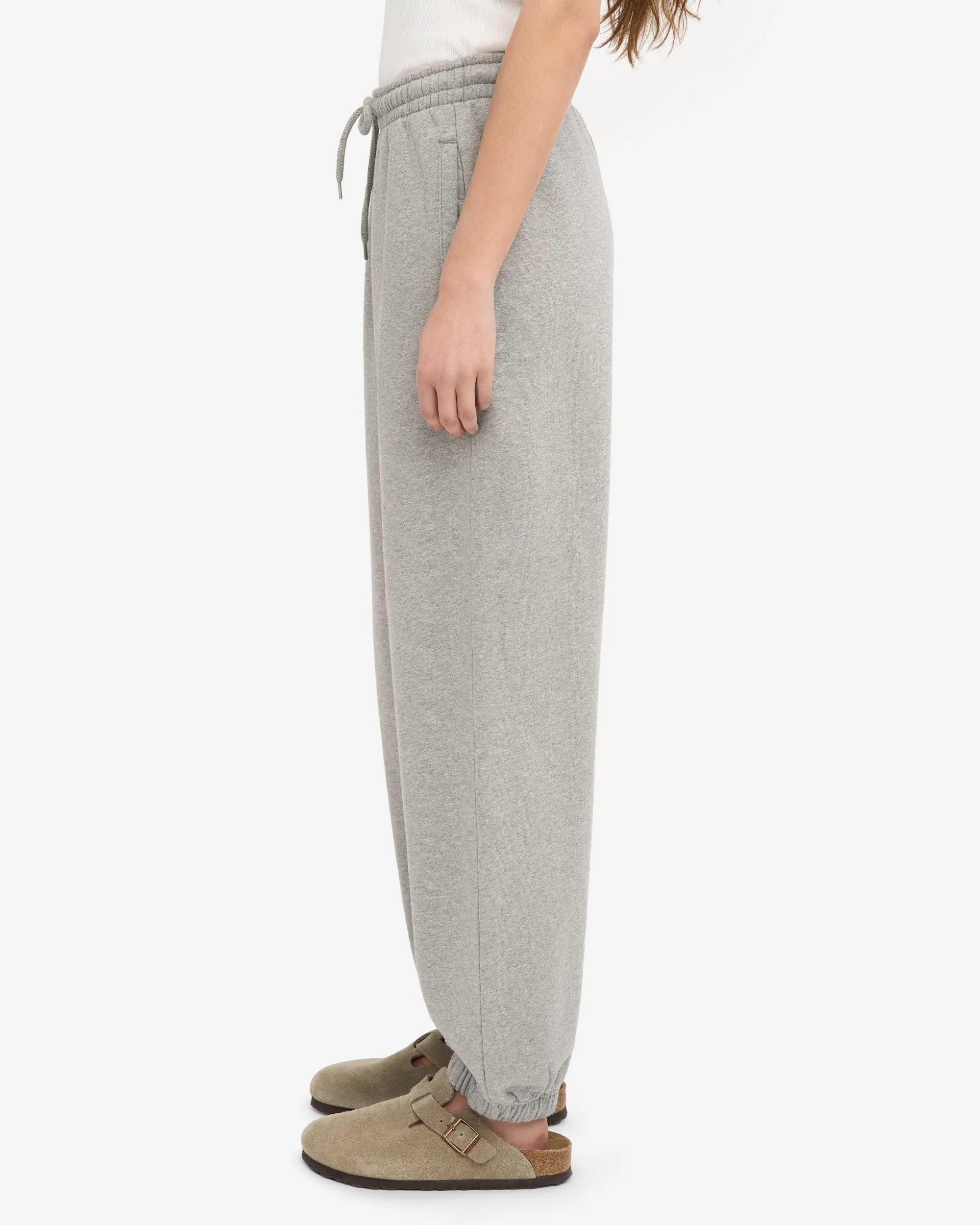 Organic Relaxed Sweatpants - Heather Grey
