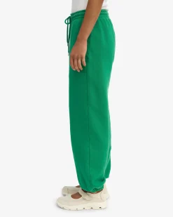 Organic Relaxed Sweatpants - Kelly Green