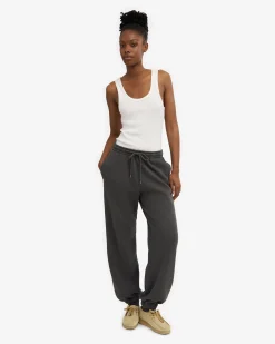 Organic Relaxed Sweatpants - Lava Grey