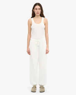 Organic Relaxed Sweatpants - Optical White