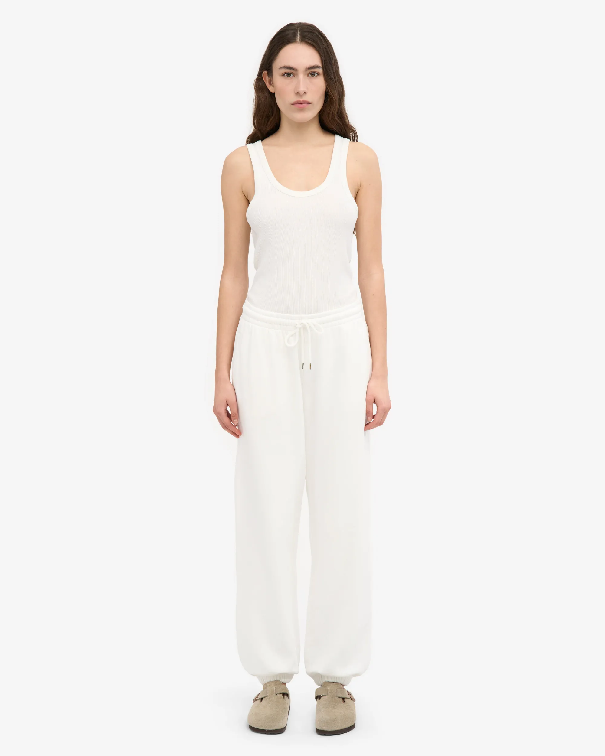 Organic Relaxed Sweatpants - Optical White