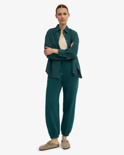 Organic Relaxed Sweatpants - Ocean Green