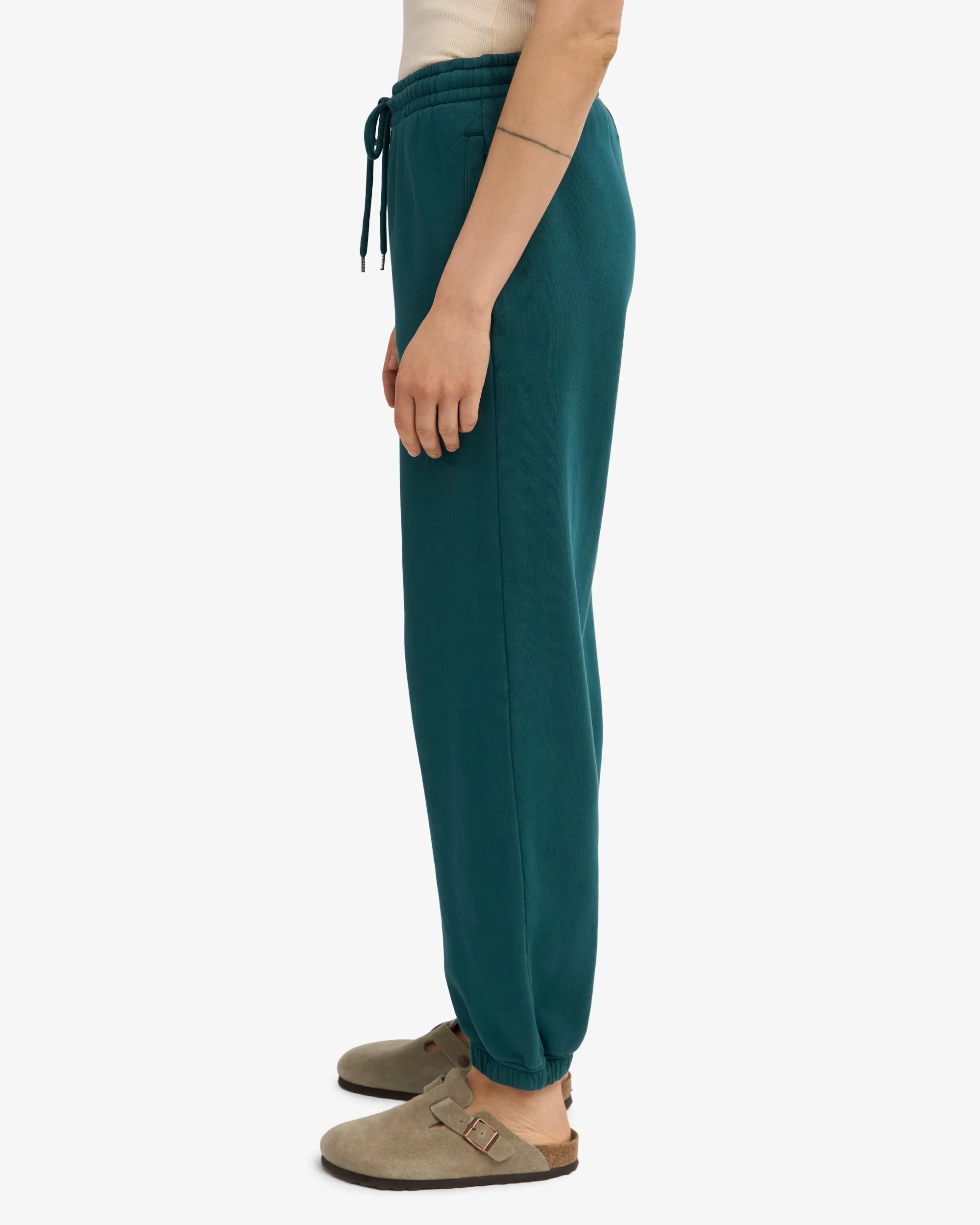 Organic Relaxed Sweatpants - Ocean Green