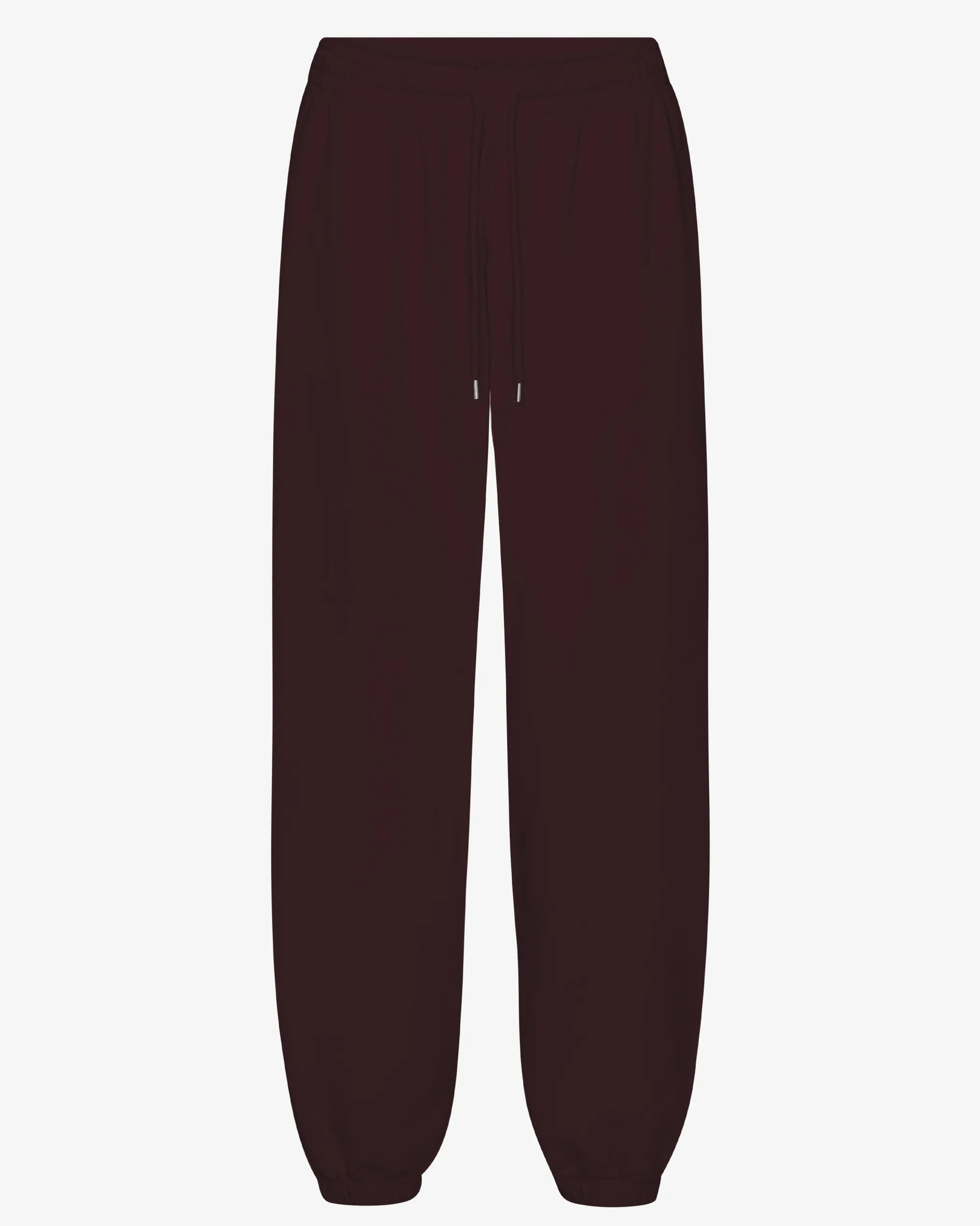 Organic Relaxed Sweatpants - Oxblood Red