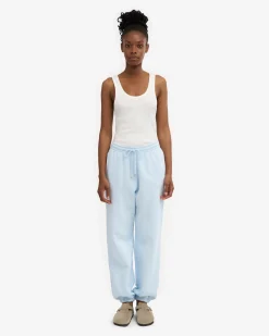 Organic Relaxed Sweatpants - Polar Blue