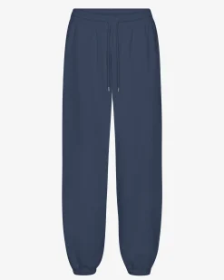Organic Relaxed Sweatpants - Petrol Blue