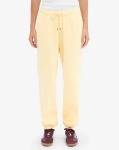 Organic Relaxed Sweatpants - Soft Yellow