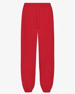 Organic Relaxed Sweatpants - Scarlet Red