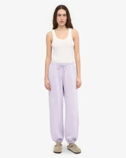 Organic Relaxed Sweatpants - Soft Lavender