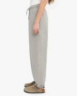 Organic Relaxed Sweatsuit - Heather Grey