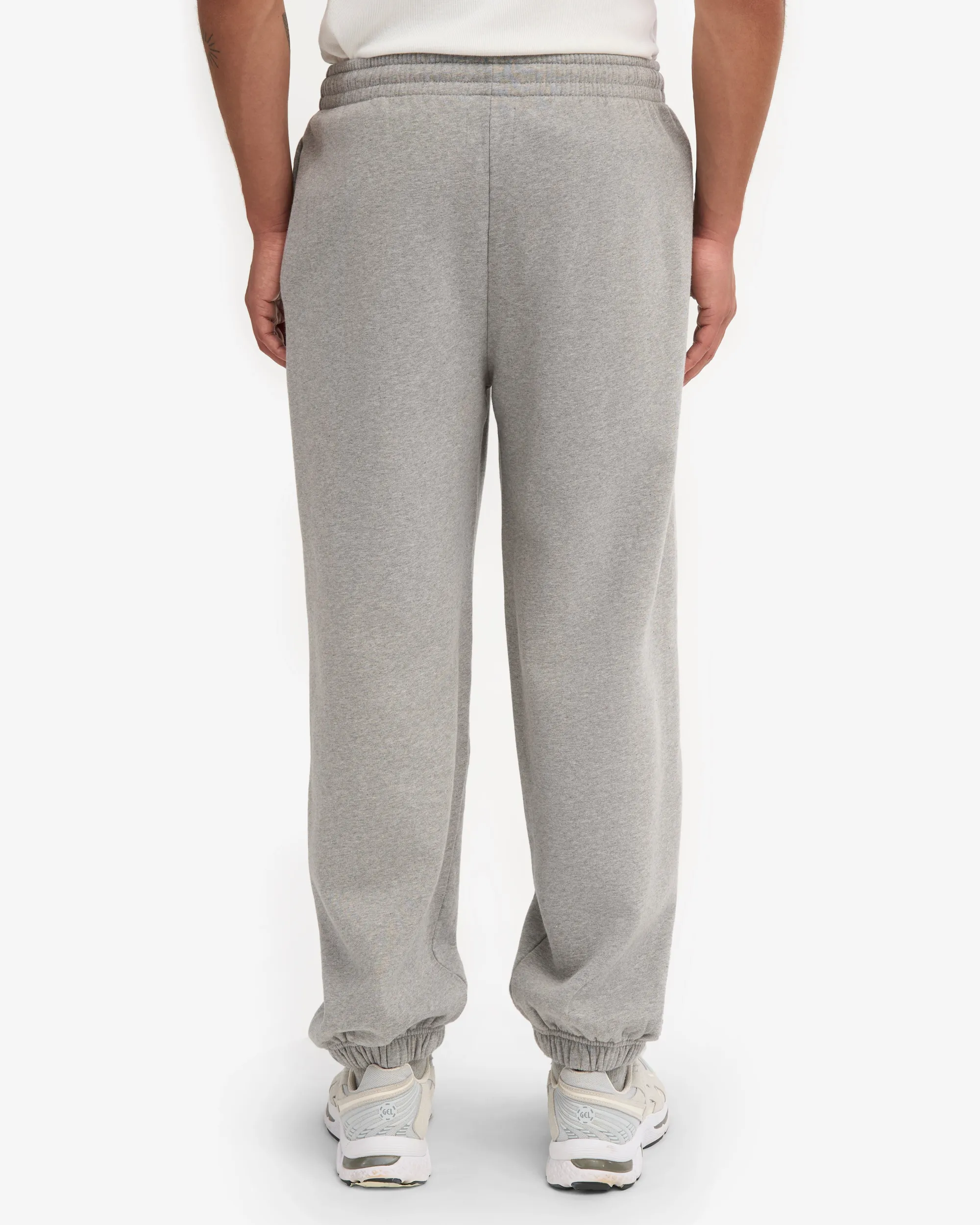Organic Relaxed Sweatsuit - Heather Grey