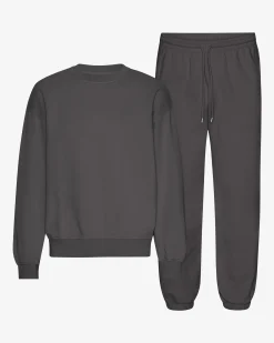 Organic Relaxed Sweatsuit - Lava Grey