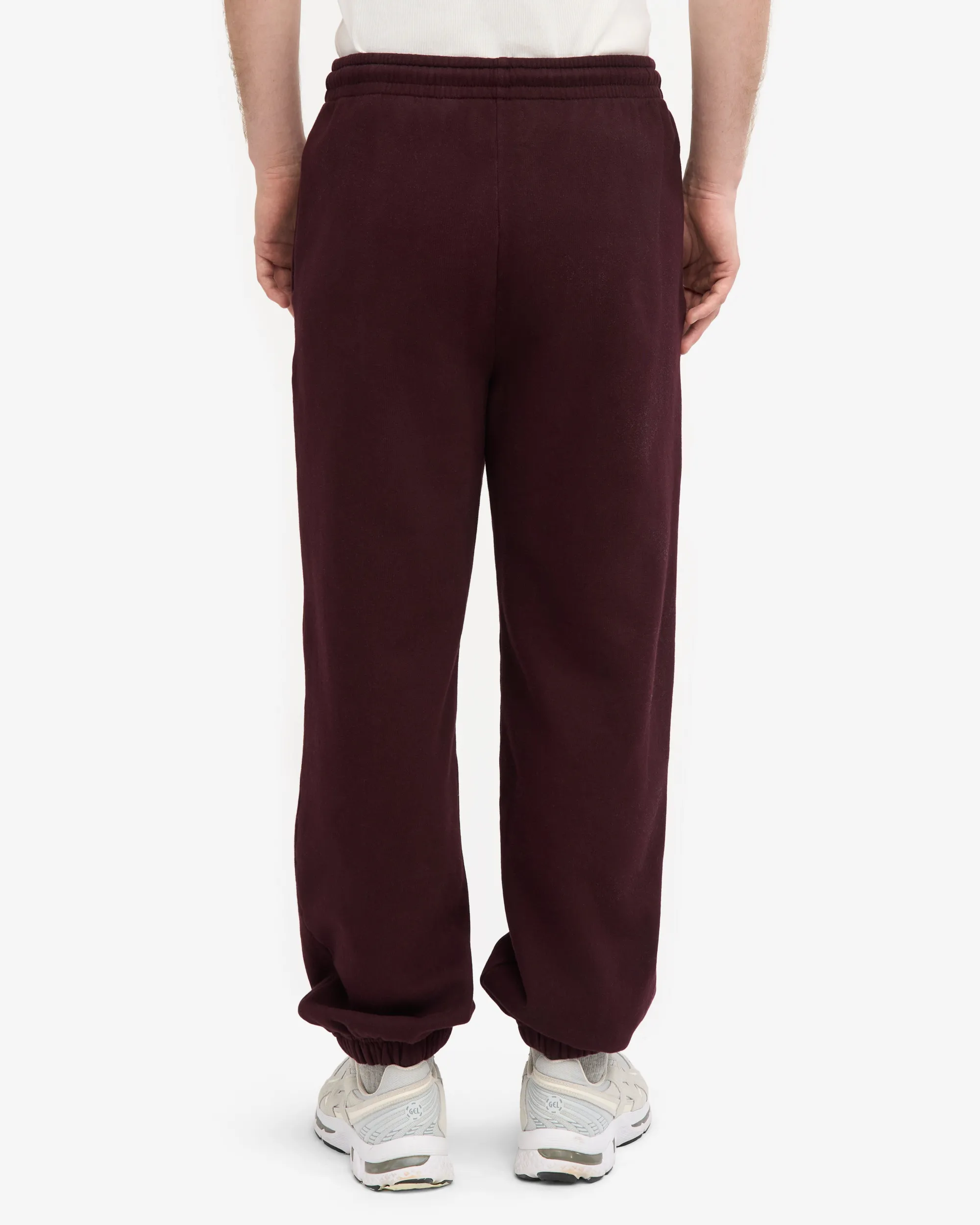 Organic Relaxed Sweatsuit - Oxblood Red