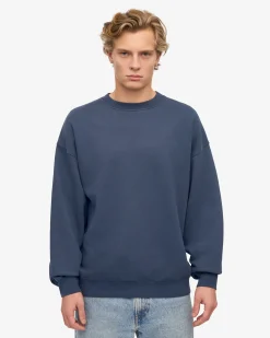 Organic Relaxed Sweatsuit - Petrol Blue