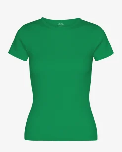 Organic Rib T-Shirt - Kelly Green