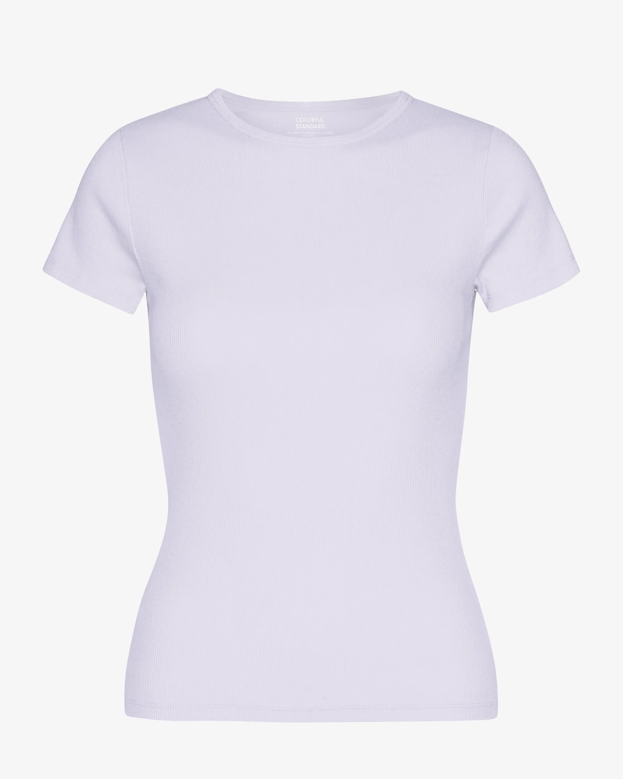 Organic Rib T-Shirt - Soft Lavender