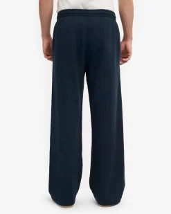 Organic Straight Leg Sweatpants - Navy Blue