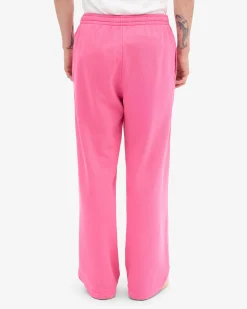 Organic Straight Leg Sweatpants - Bubblegum Pink