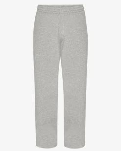 Organic Straight Leg Sweatpants - Heather Grey