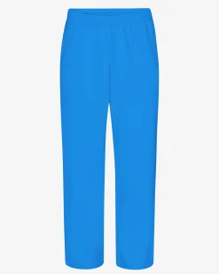 Organic Straight Leg Sweatpants - Pacific Blue