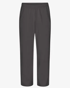 Organic Straight Leg Sweatpants - Lava Grey