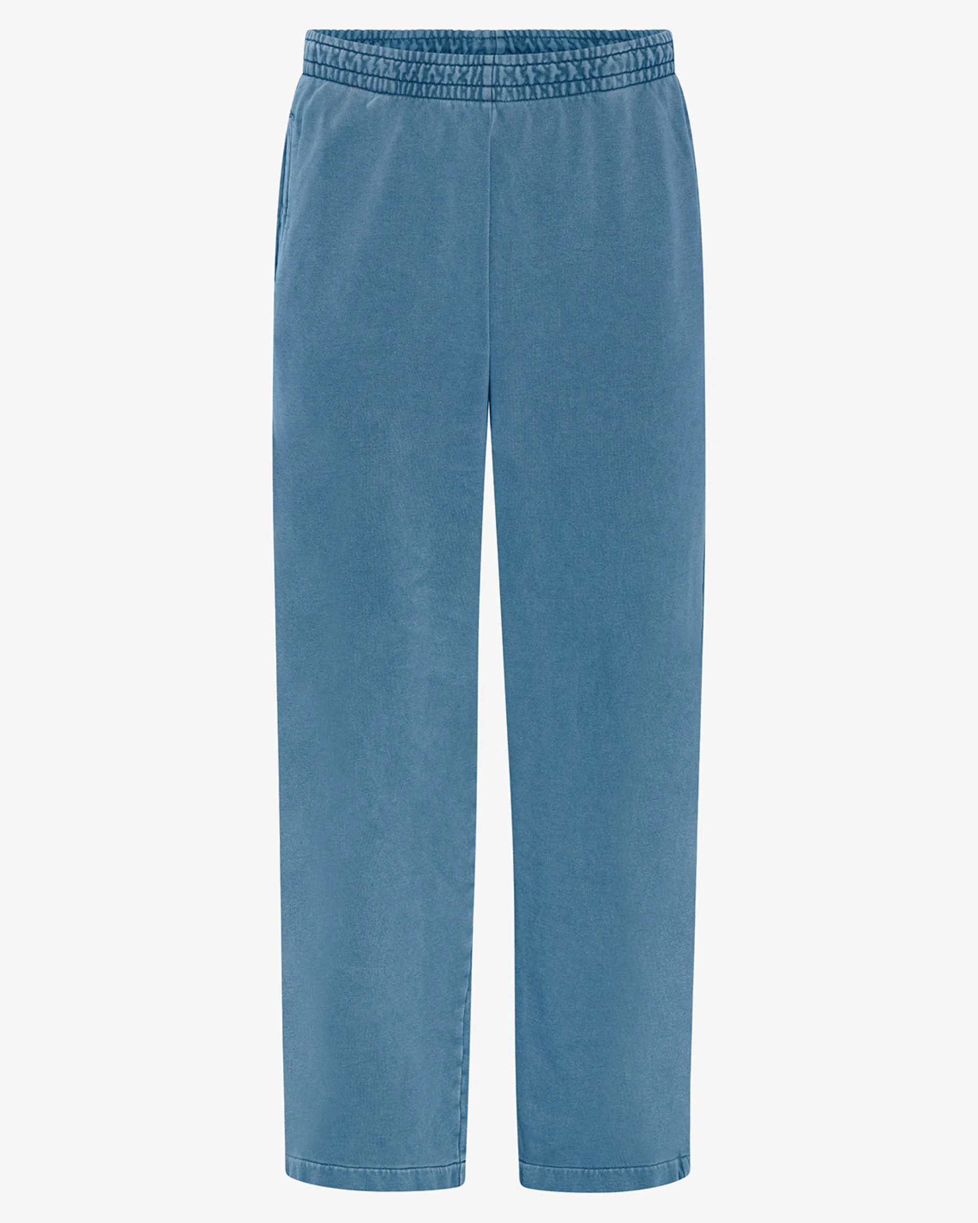 Organic Straight Leg Sweatpants - Faded Indigo