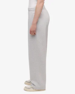 Organic Straight Leg Sweatpants - Snow Melange