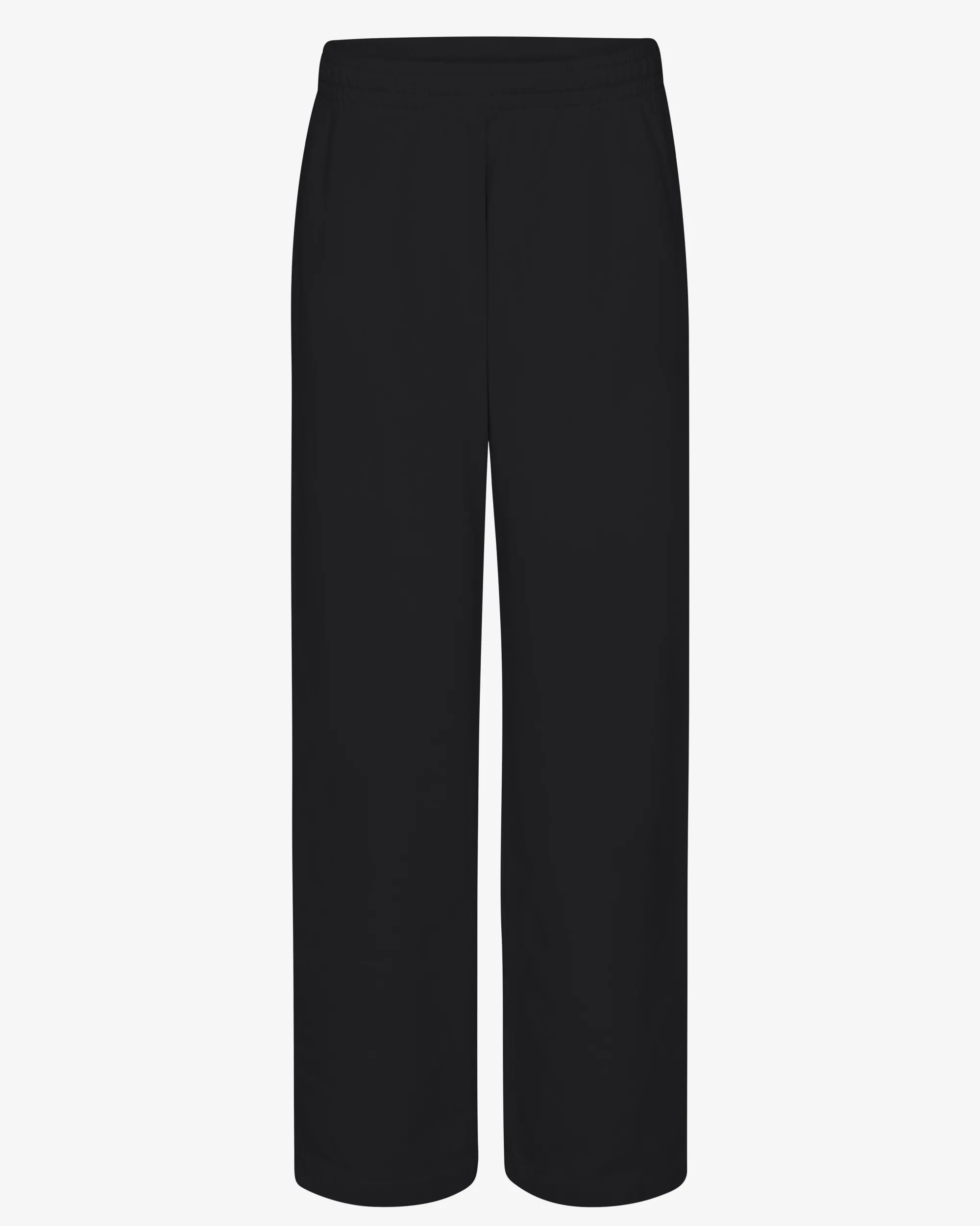 Organic Straight Leg Sweatpants - Deep Black