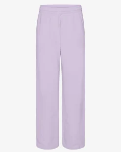 Organic Straight Leg Sweatpants - Soft Lavender