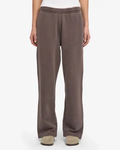 Organic Straight Leg Sweatpants - Faded Mud