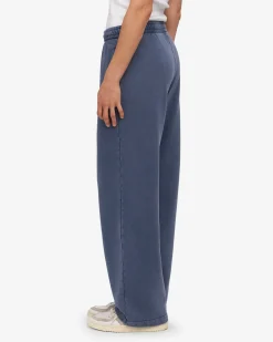 Organic Straight Leg Sweatpants - Neptune Blue
