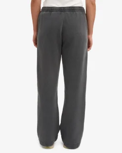 Organic Straight Leg Sweatpants - Faded Black
