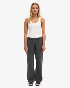 Organic Straight Leg Sweatpants - Faded Black