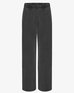 Organic Straight Leg Sweatpants - Faded Black
