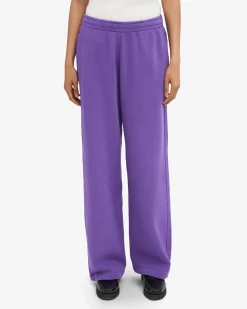 Organic Straight Leg Sweatpants - Ultra Violet