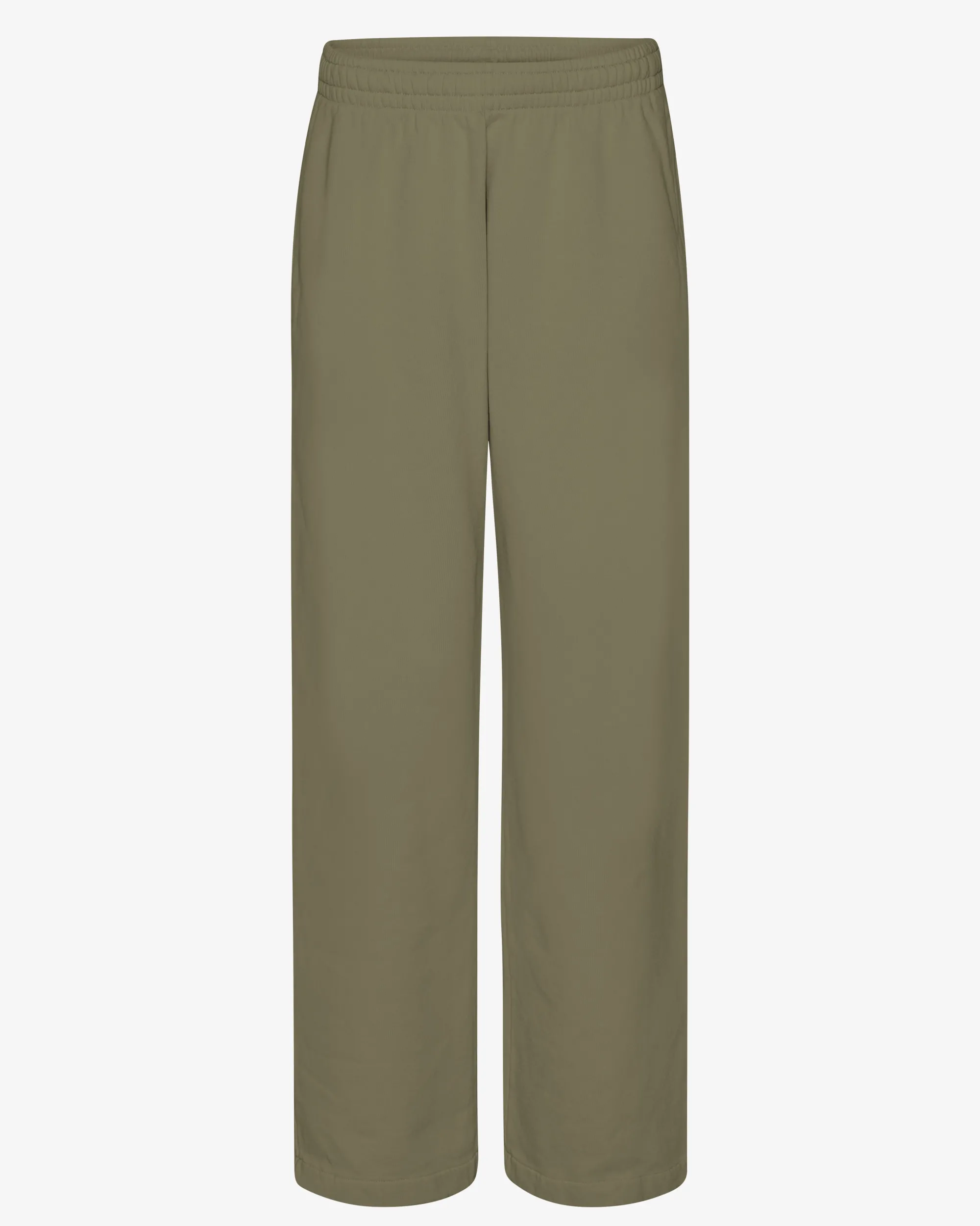 Organic Straight Leg Sweatpants - Dusty Olive
