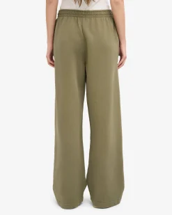 Organic Straight Leg Sweatpants - Dusty Olive