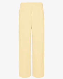 Organic Straight Leg Sweatpants - Soft Yellow