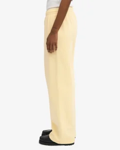 Organic Straight Leg Sweatpants - Soft Yellow
