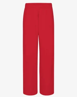 Organic Straight Leg Sweatpants - Scarlet Red