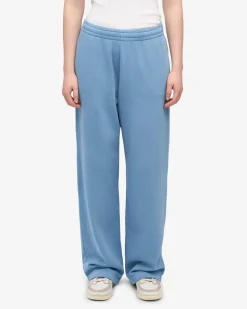 Organic Straight Leg Sweatpants - Seaside Blue