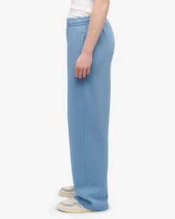 Organic Straight Leg Sweatpants - Seaside Blue