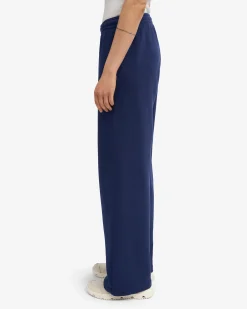 Organic Straight Leg Sweatpants - Marine Blue
