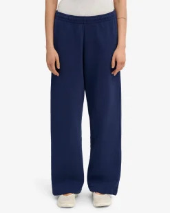 Organic Straight Leg Sweatpants - Marine Blue