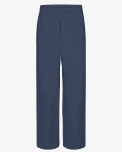 Organic Straight Leg Sweatpants - Petrol Blue