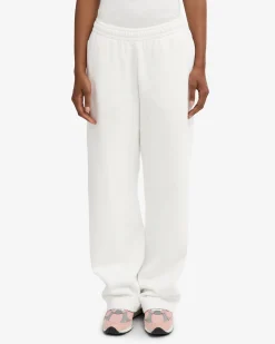 Organic Straight Leg Sweatpants - Optical White